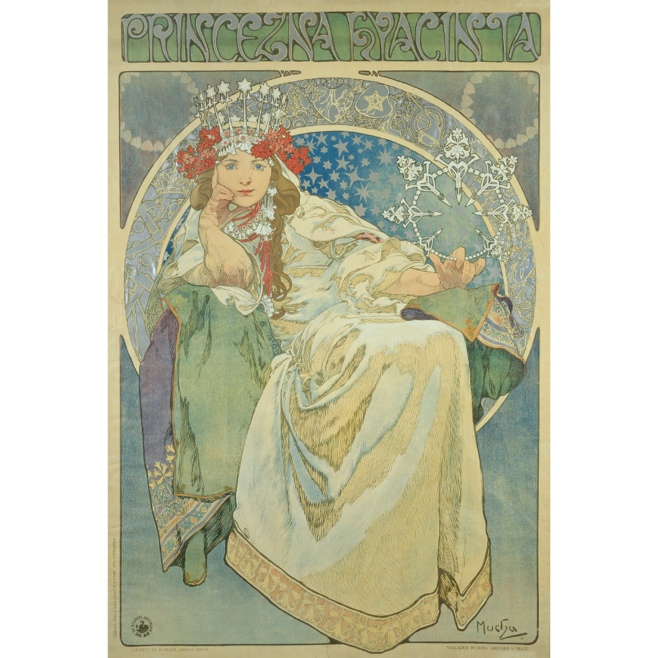 ミュシャ 絵画 PRINCESS HYACINTH │ MUCHA（ミュシャ）公式サイト